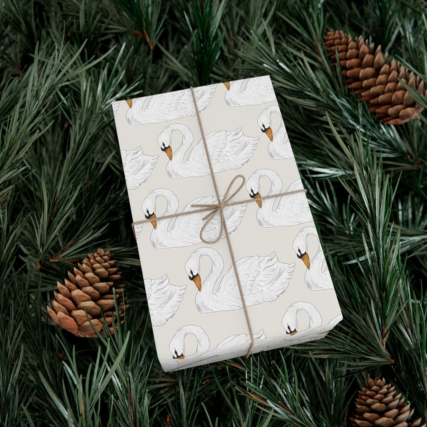 Swan Gift Wrap