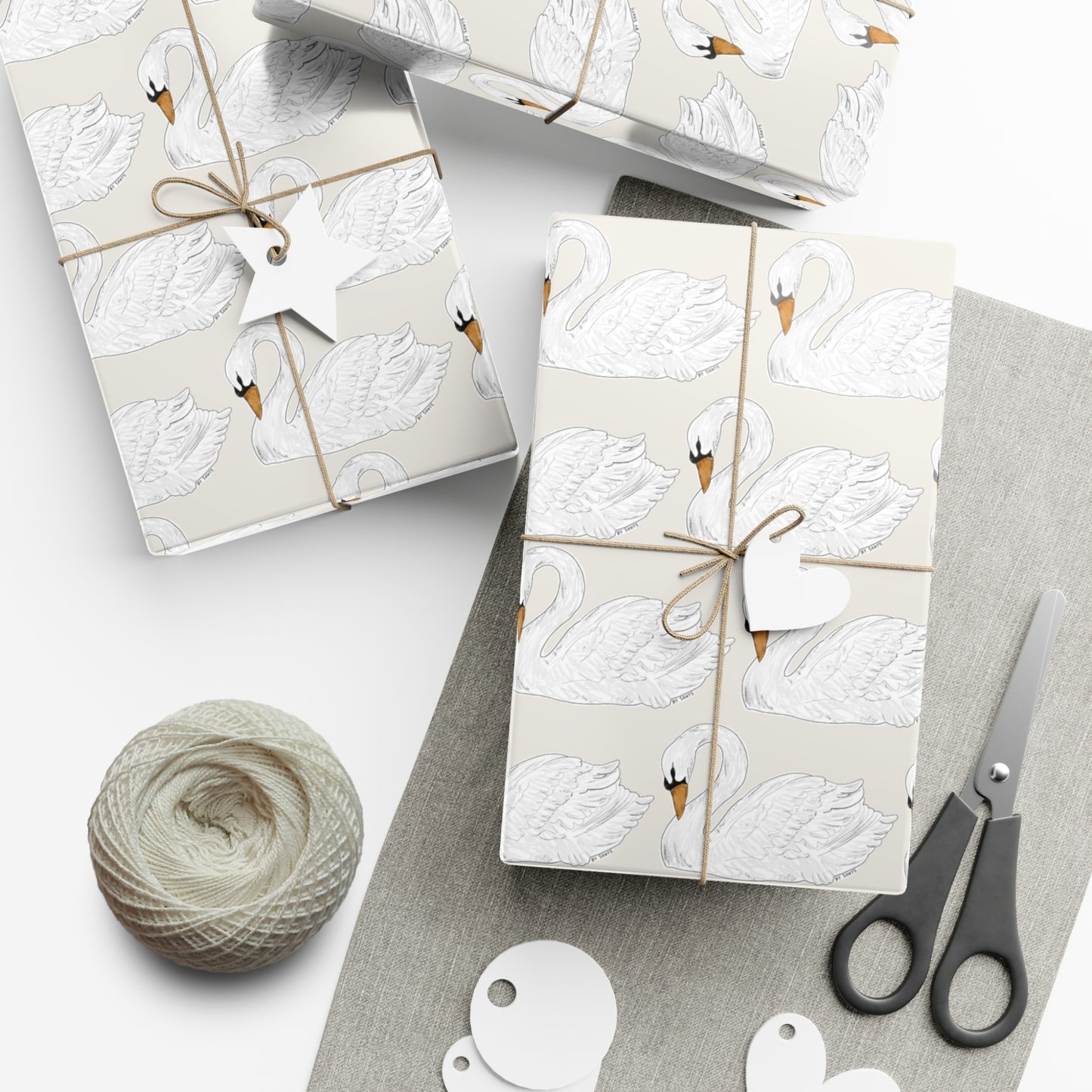 Swan Gift Wrap