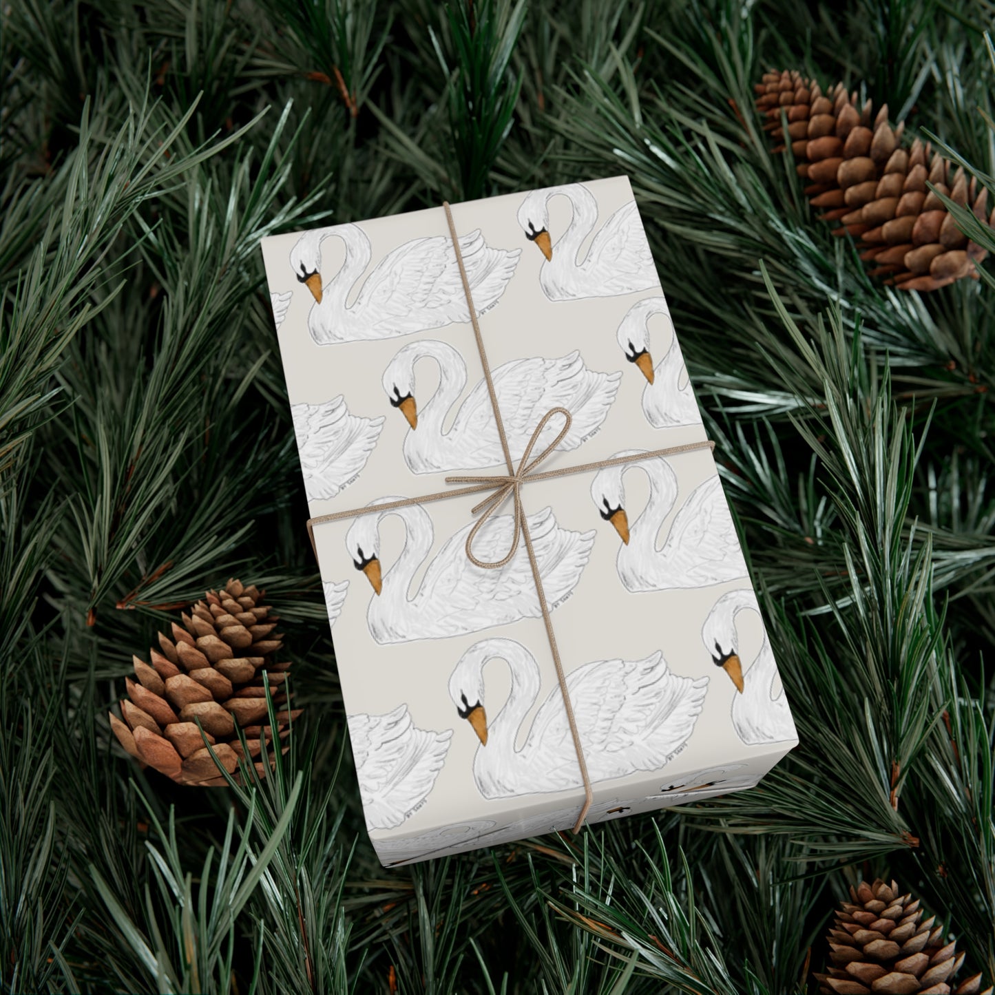 Swan Gift Wrap