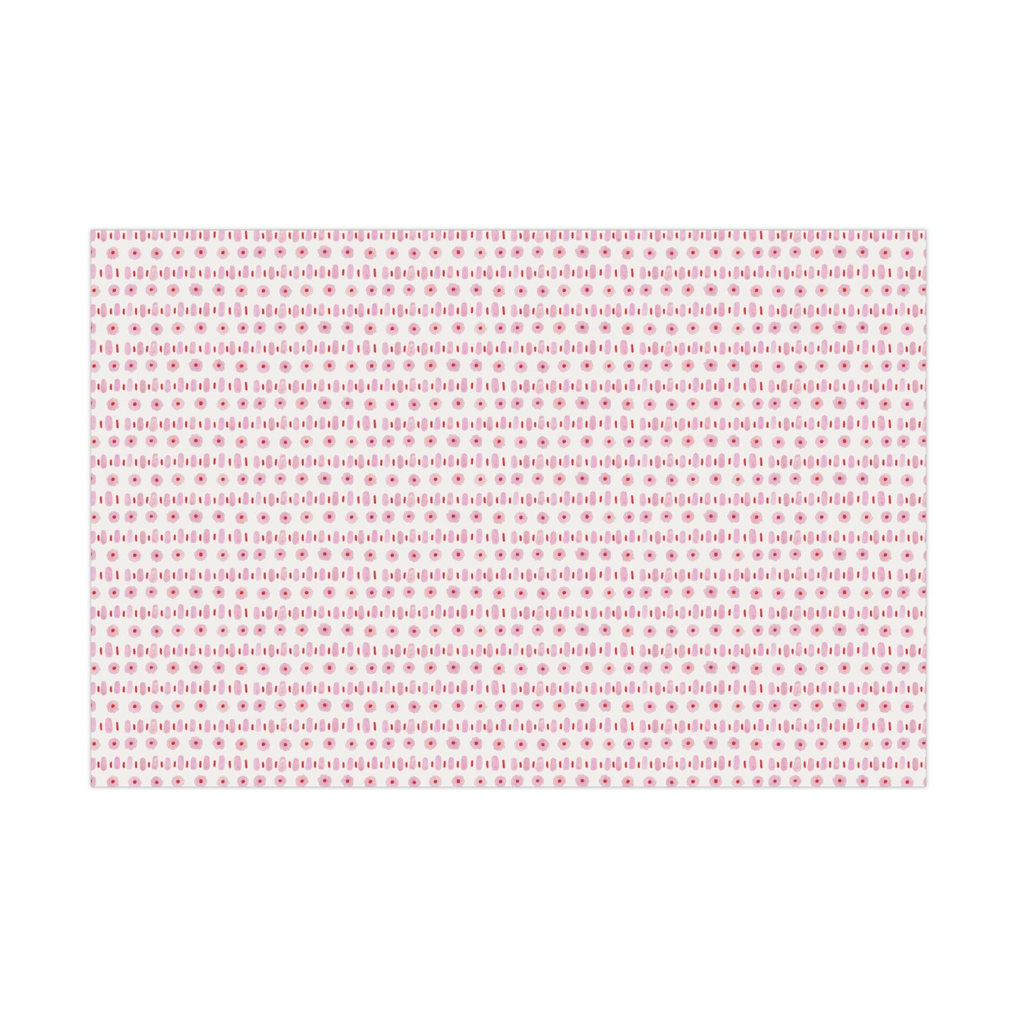 Watercolor Pink & Red Gift Wrap