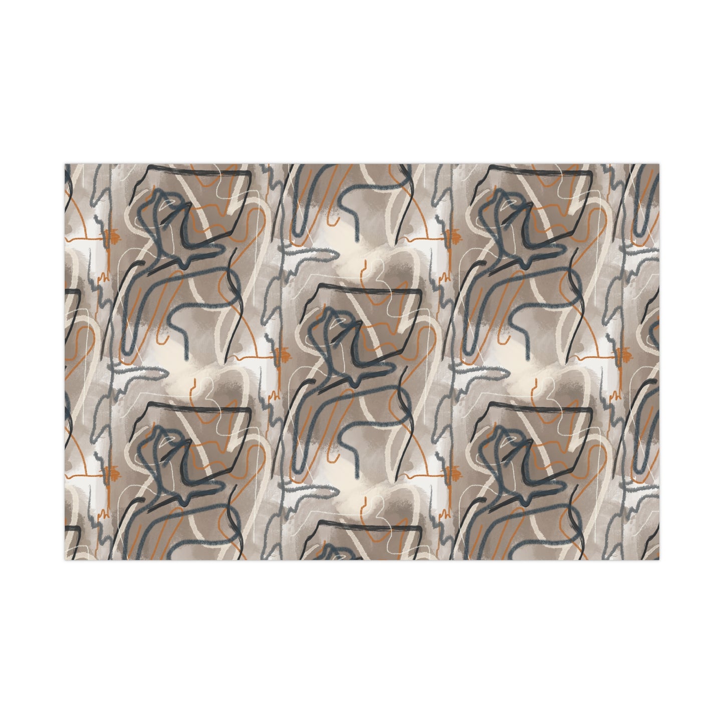 Autumn Abstract Gift Wrap