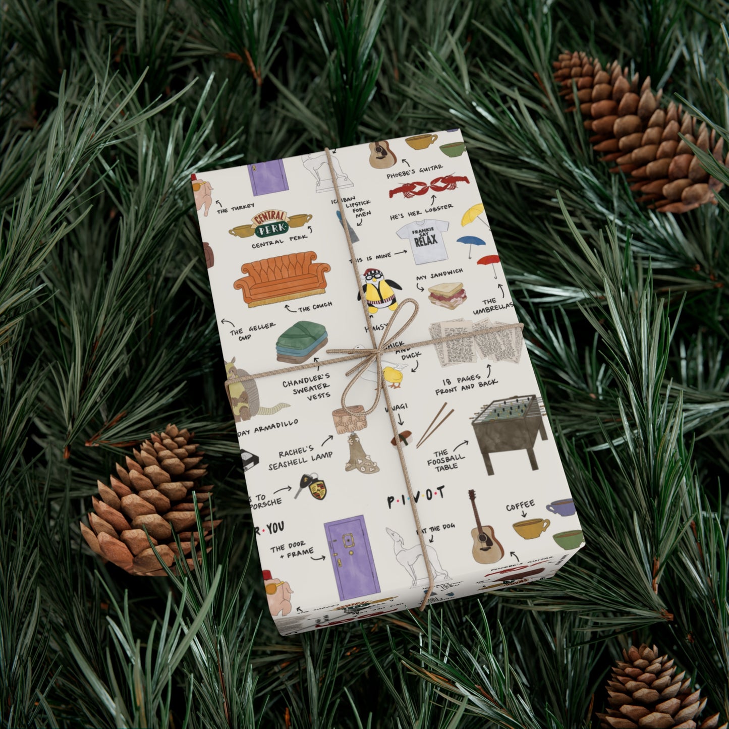 FRIENDS Fanatic Gift Wrap