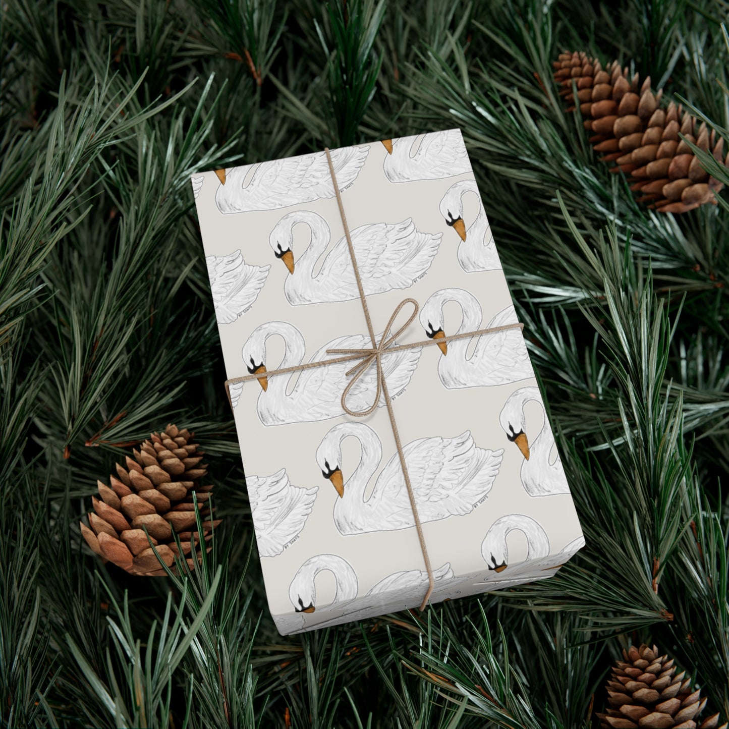 Swan Gift Wrap