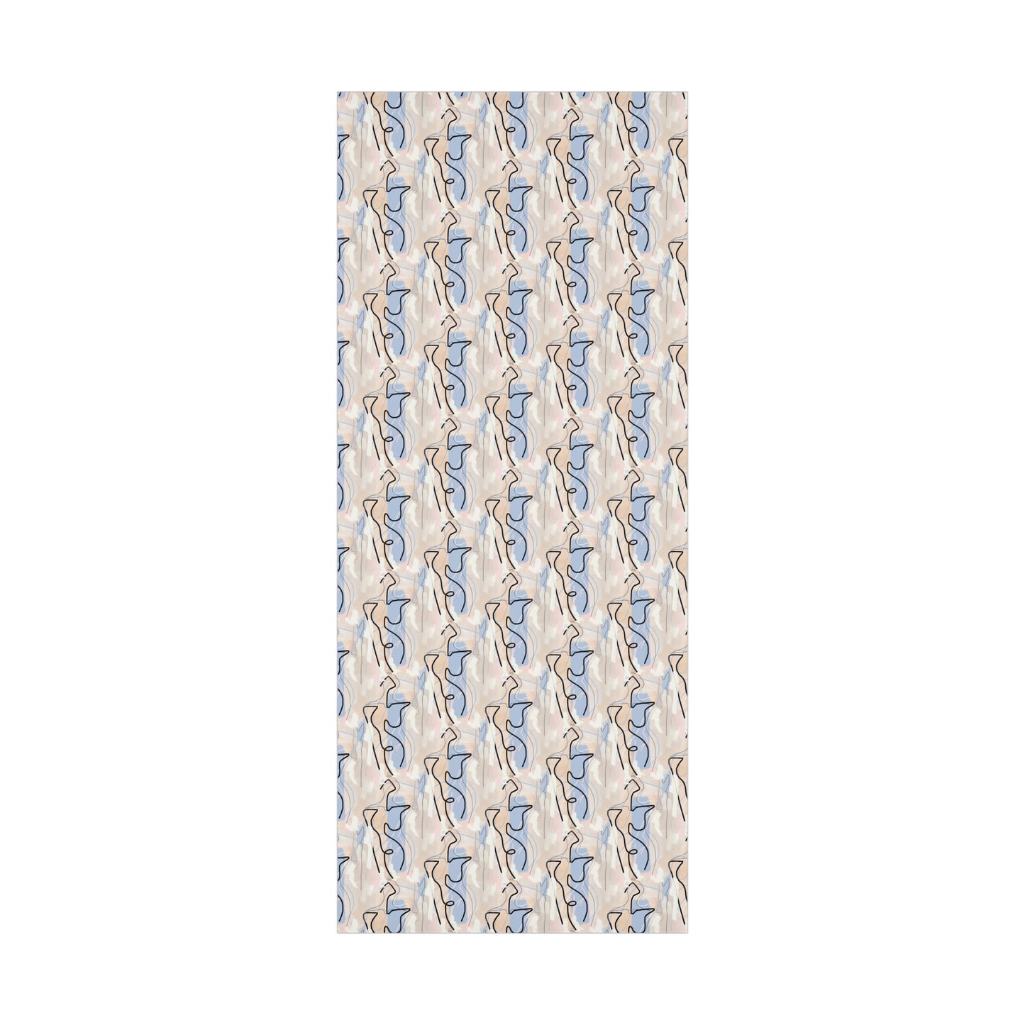 Pastel Woman Abstract Gift Wrap