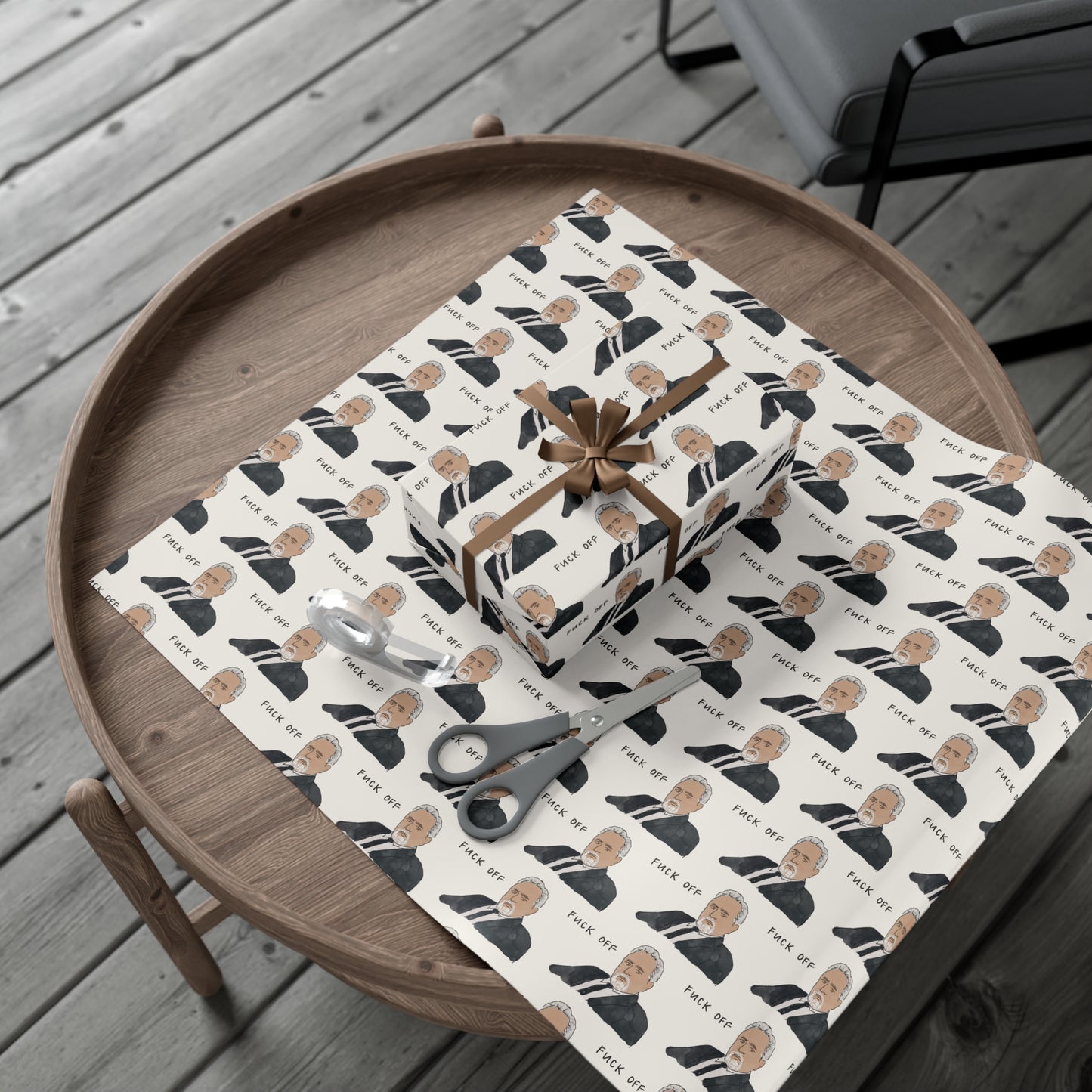 Succession Logan Roy Gift Wrap