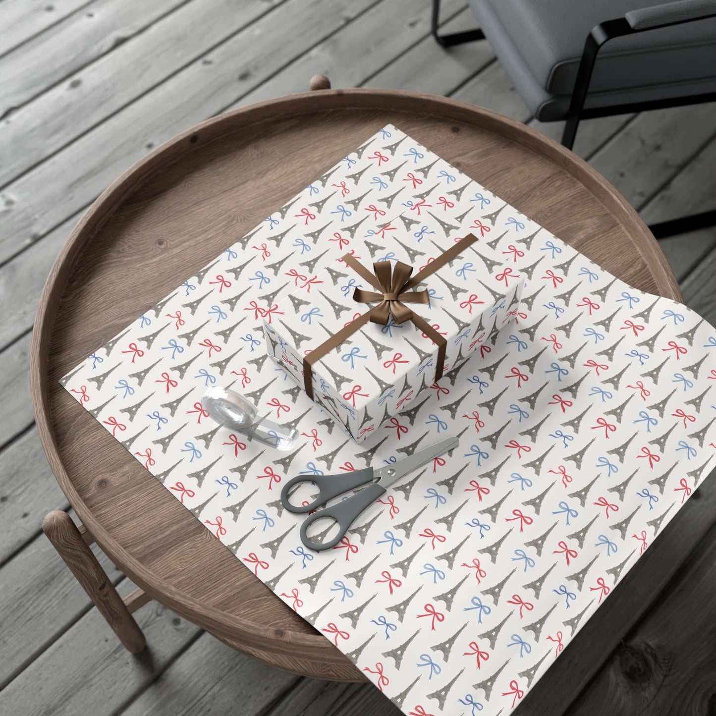 Paris Eiffel Tower Gift Wrap