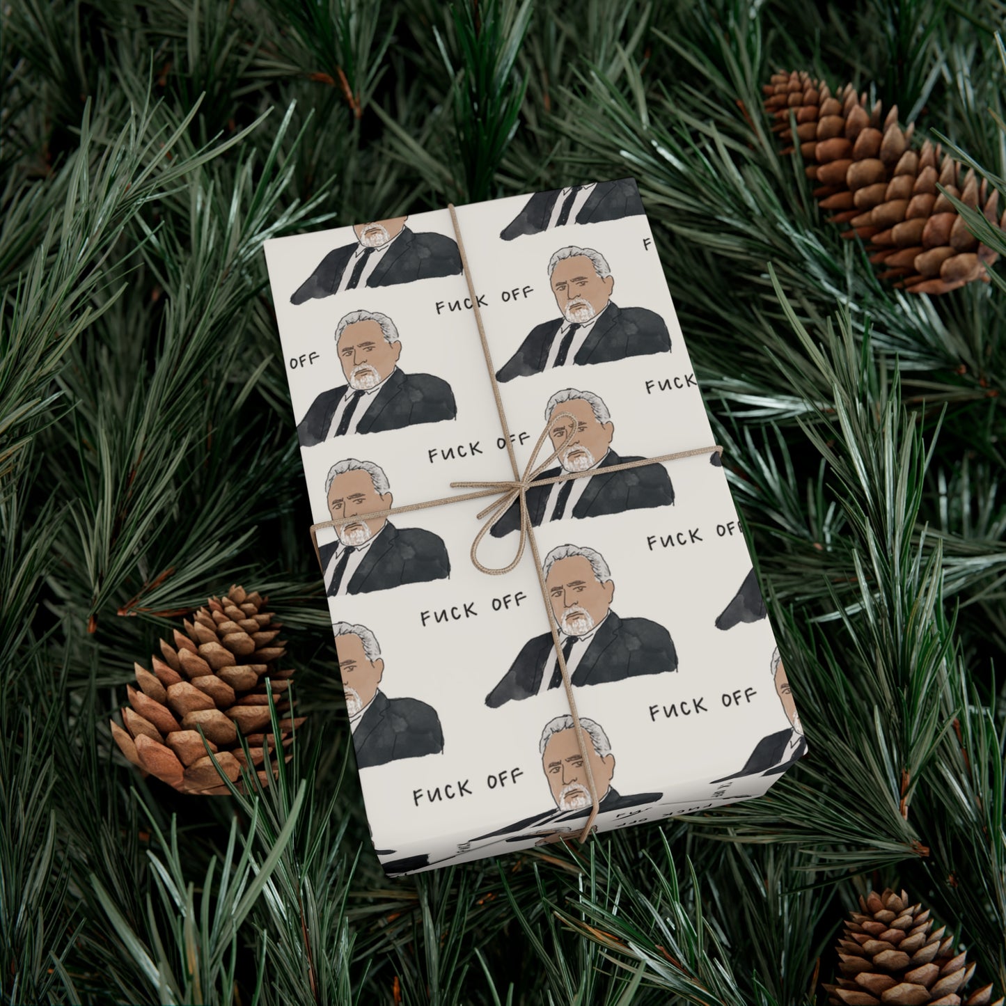 Succession Logan Roy Gift Wrap