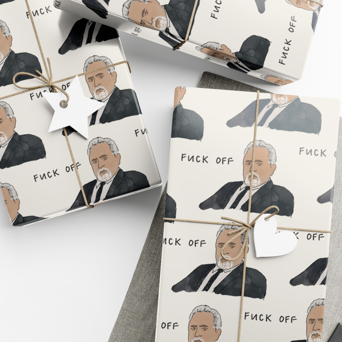 Succession Logan Roy Gift Wrap