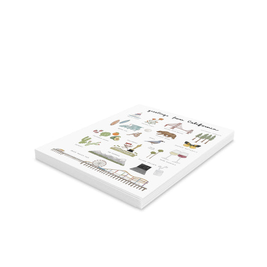 California Greeting Cards — Pack of 8/16/24