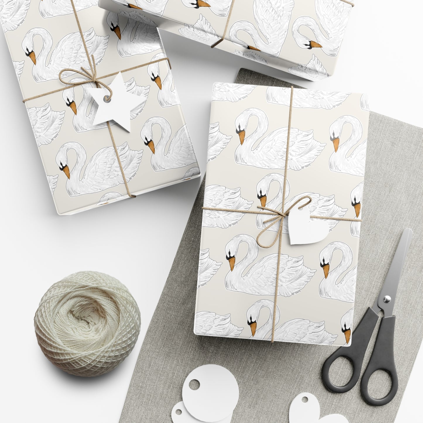 Swan Gift Wrap