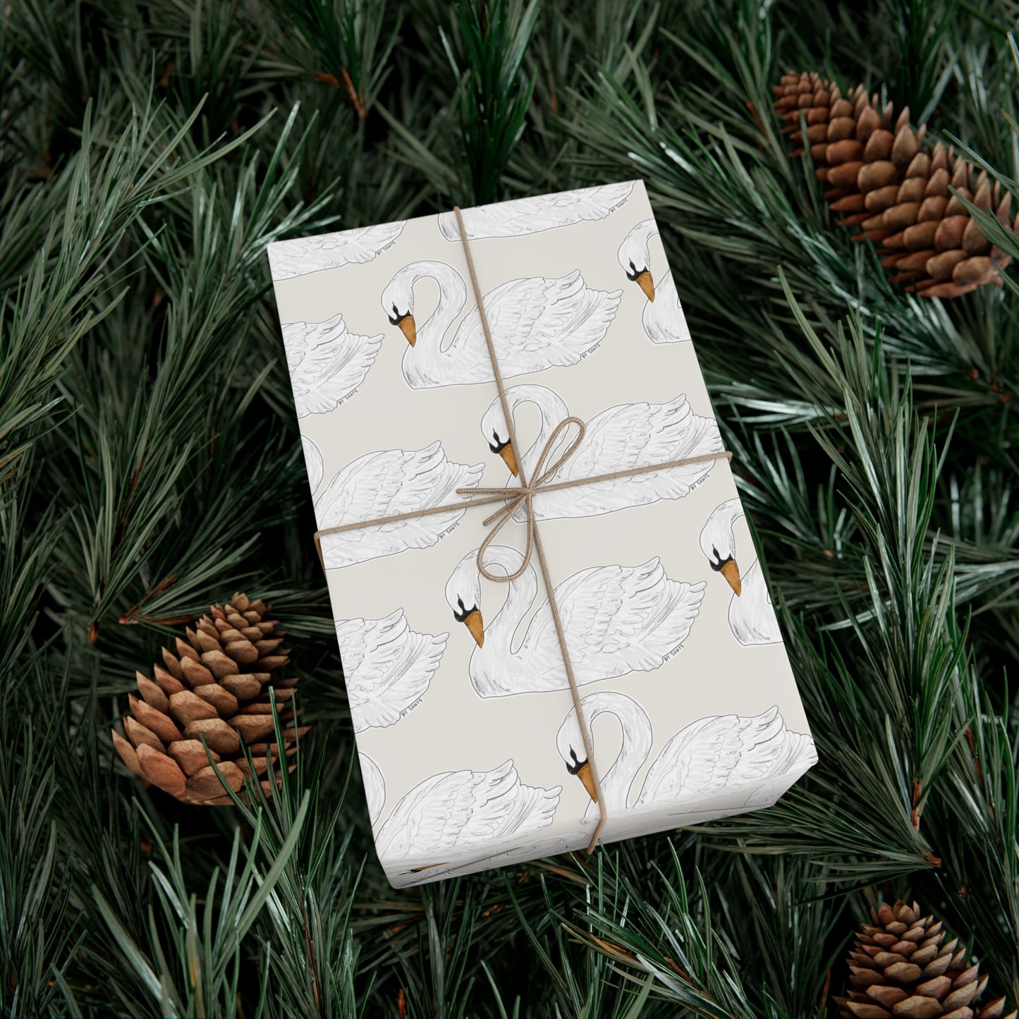 Swan Gift Wrap