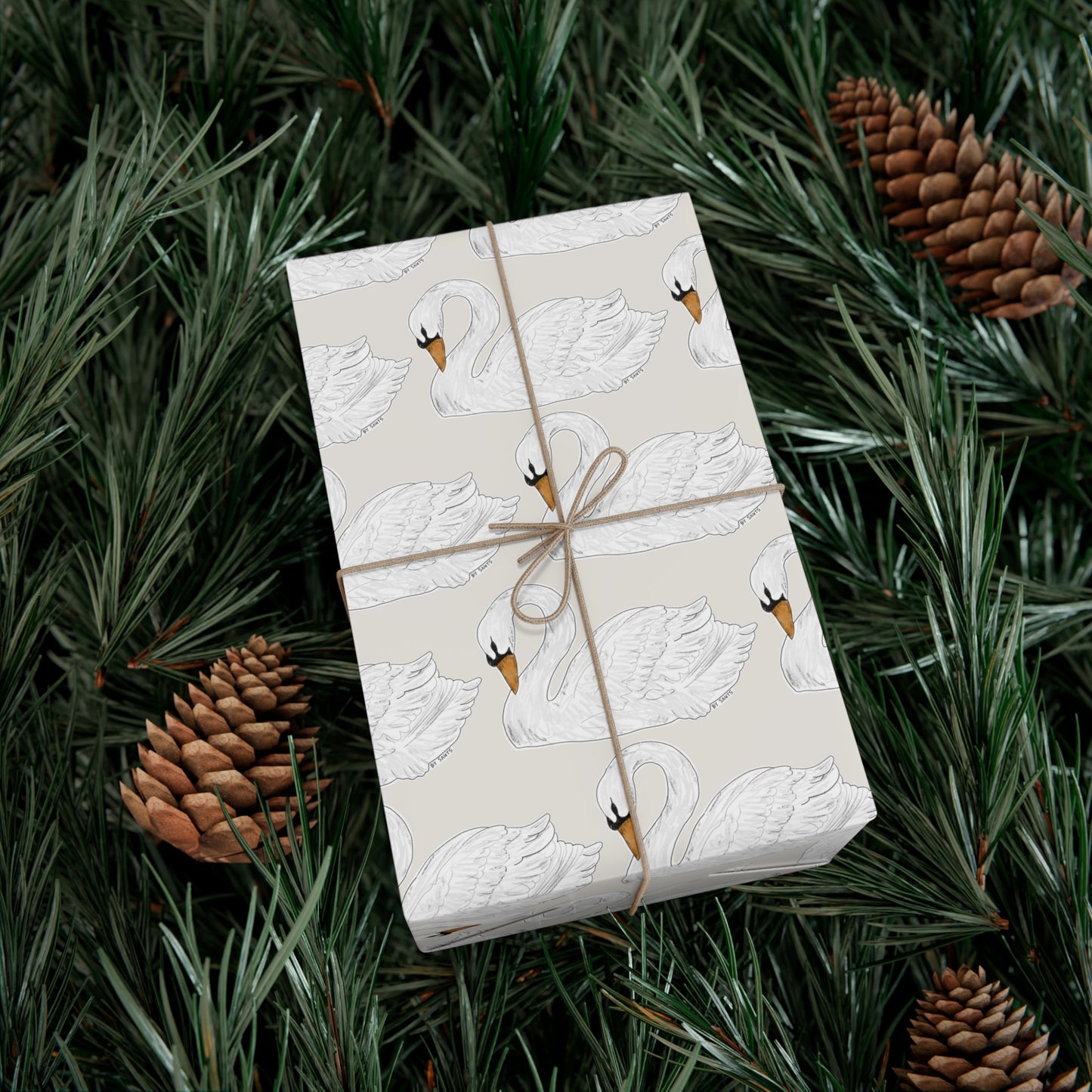 Swan Gift Wrap