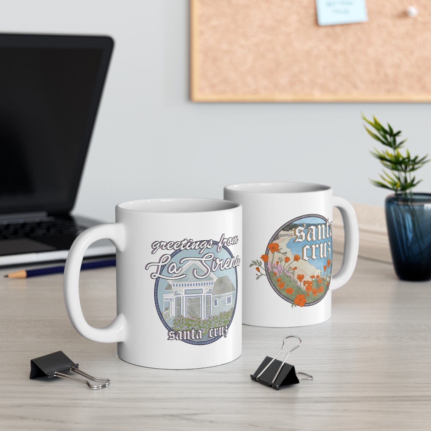 La Sirena Santa Cruz Ceramic Mug 11oz