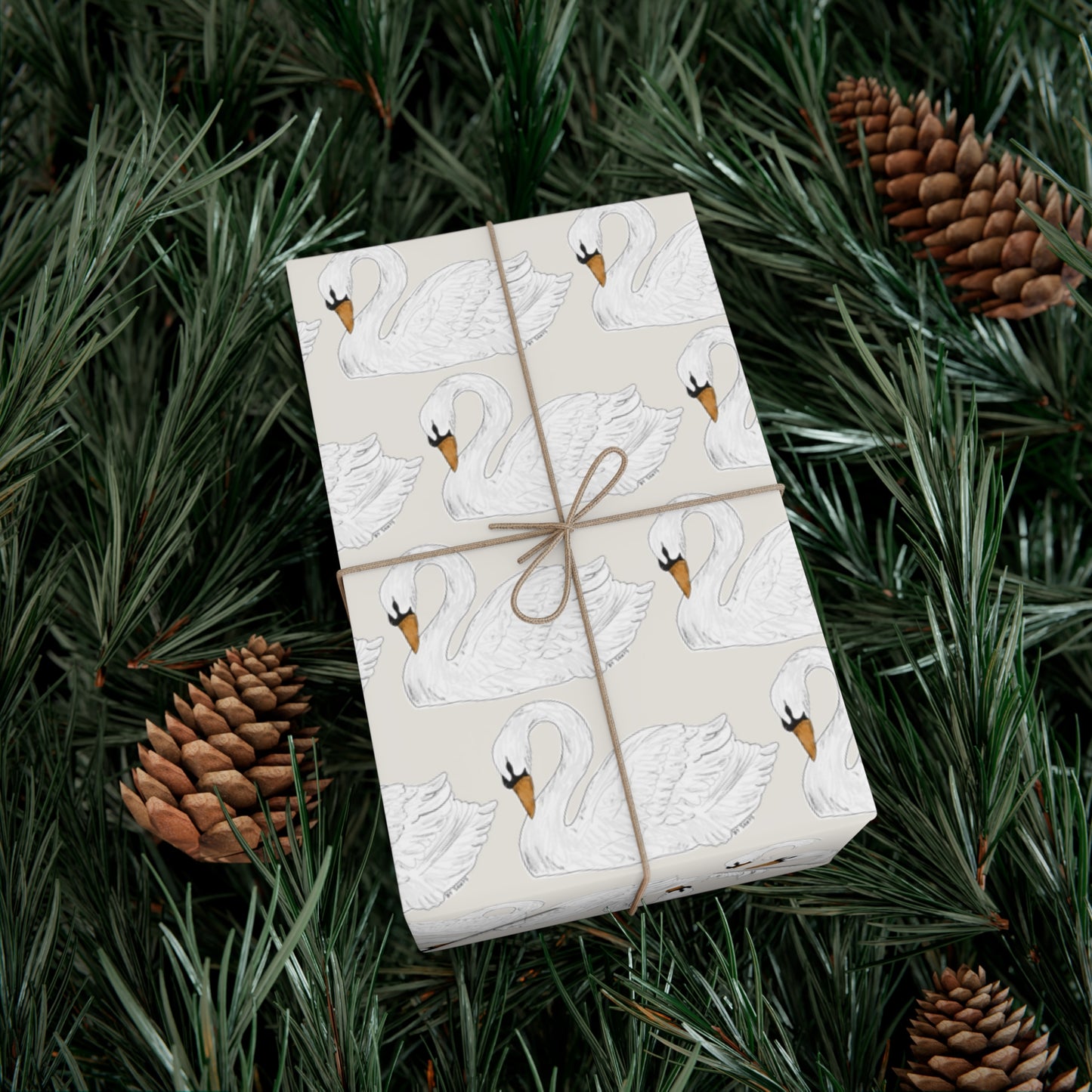 Swan Gift Wrap