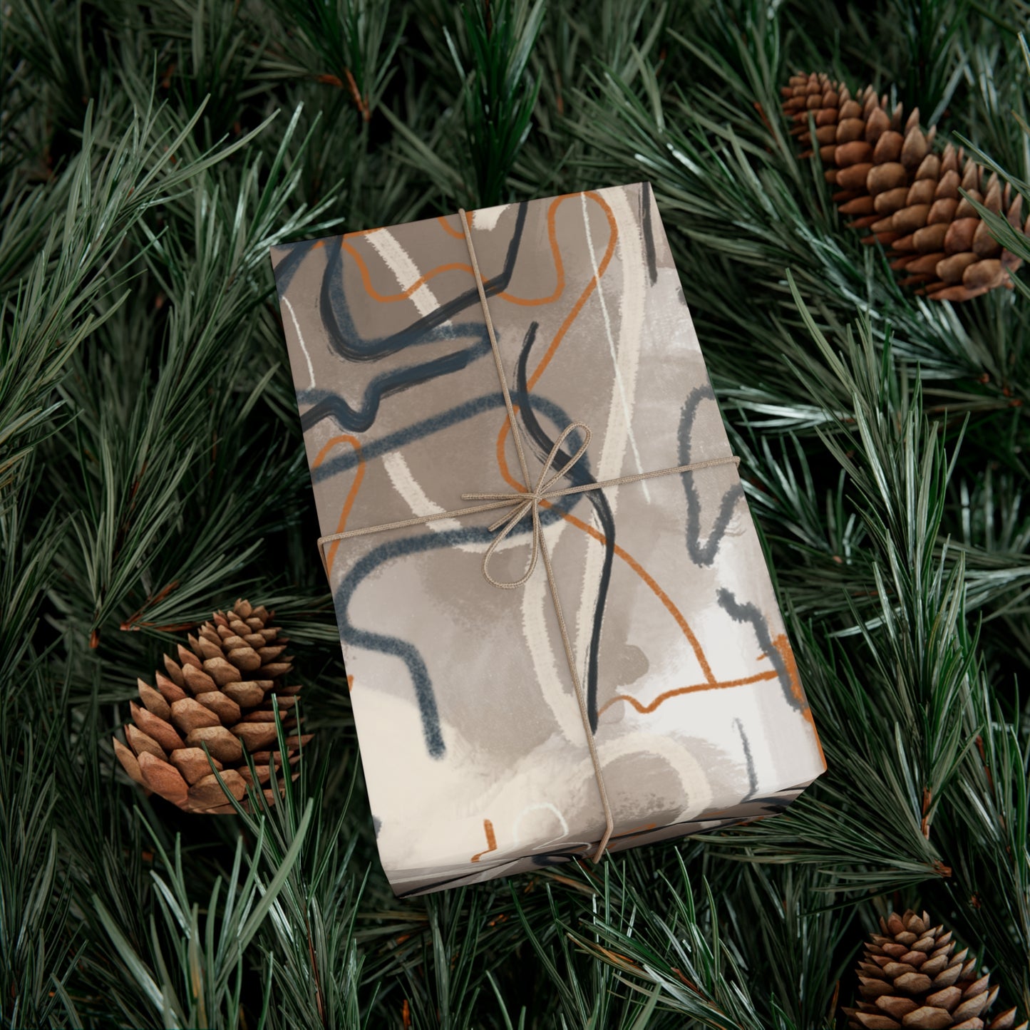 Autumn Abstract Gift Wrap
