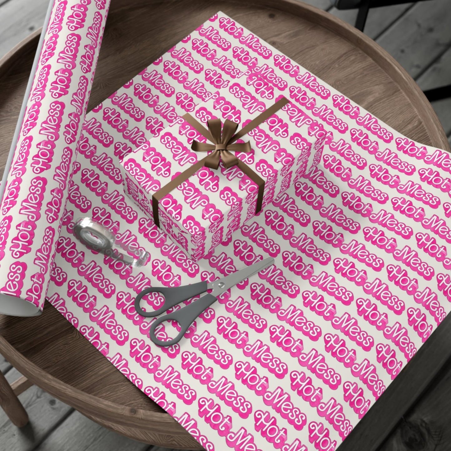 Hot Mess Barb!e Gift Wrap