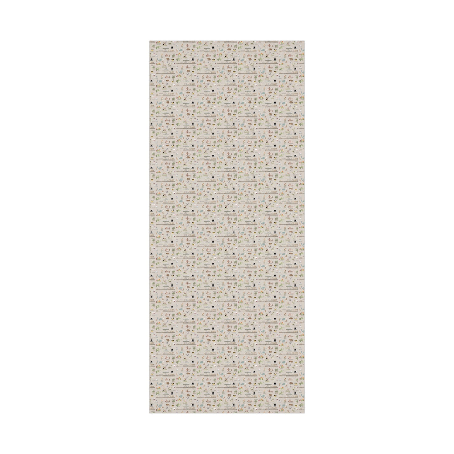 California Gift Wrap in Beige