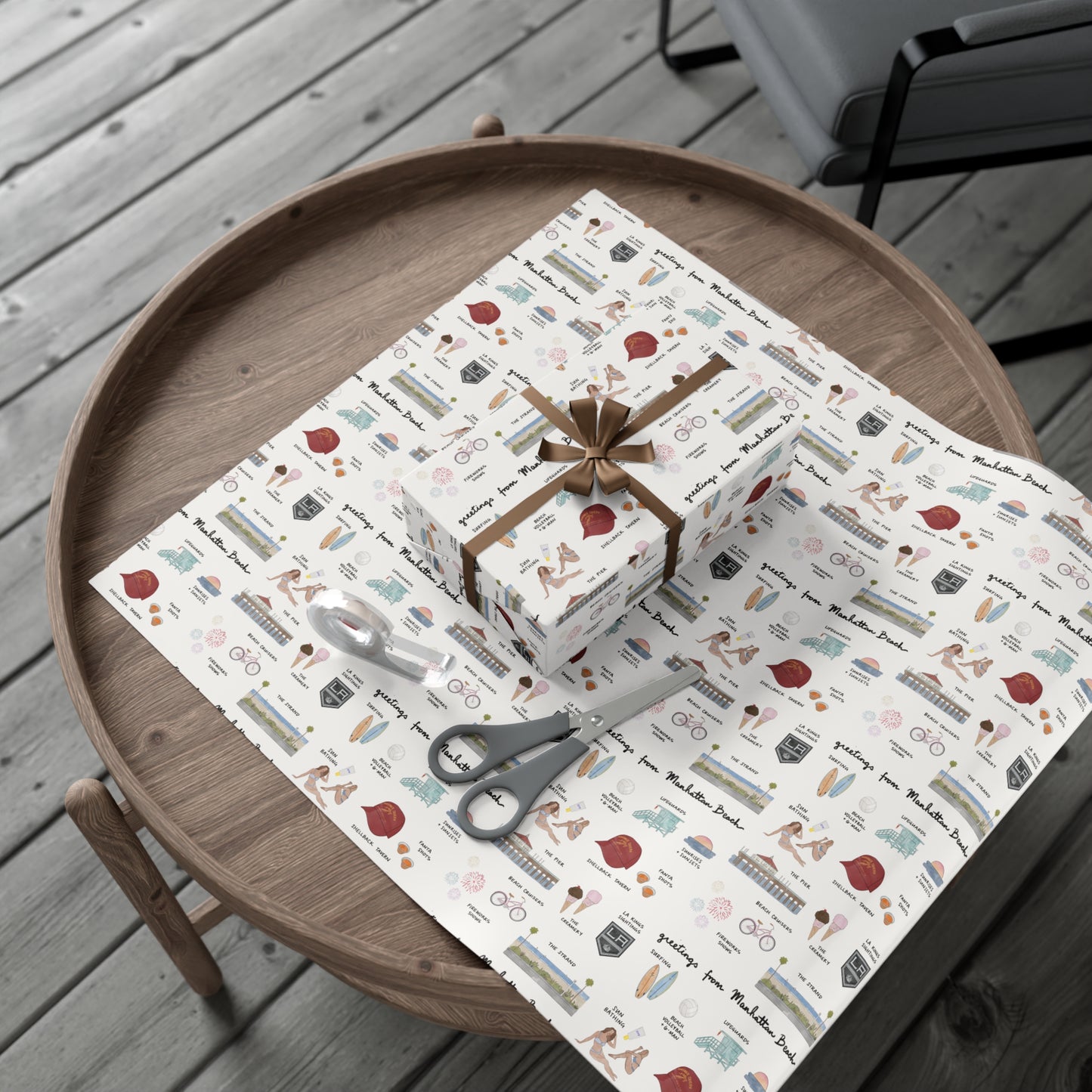 Manhattan Beach Gift Wrap
