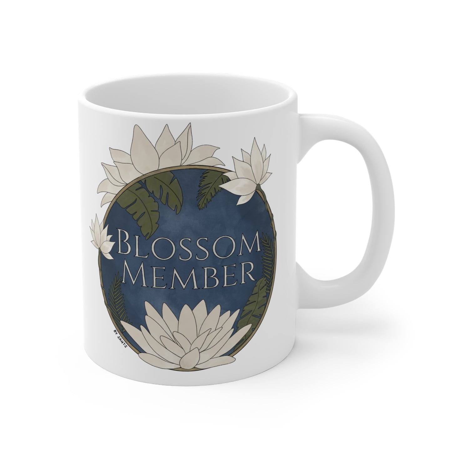 White Lotus Blossom Member Mug