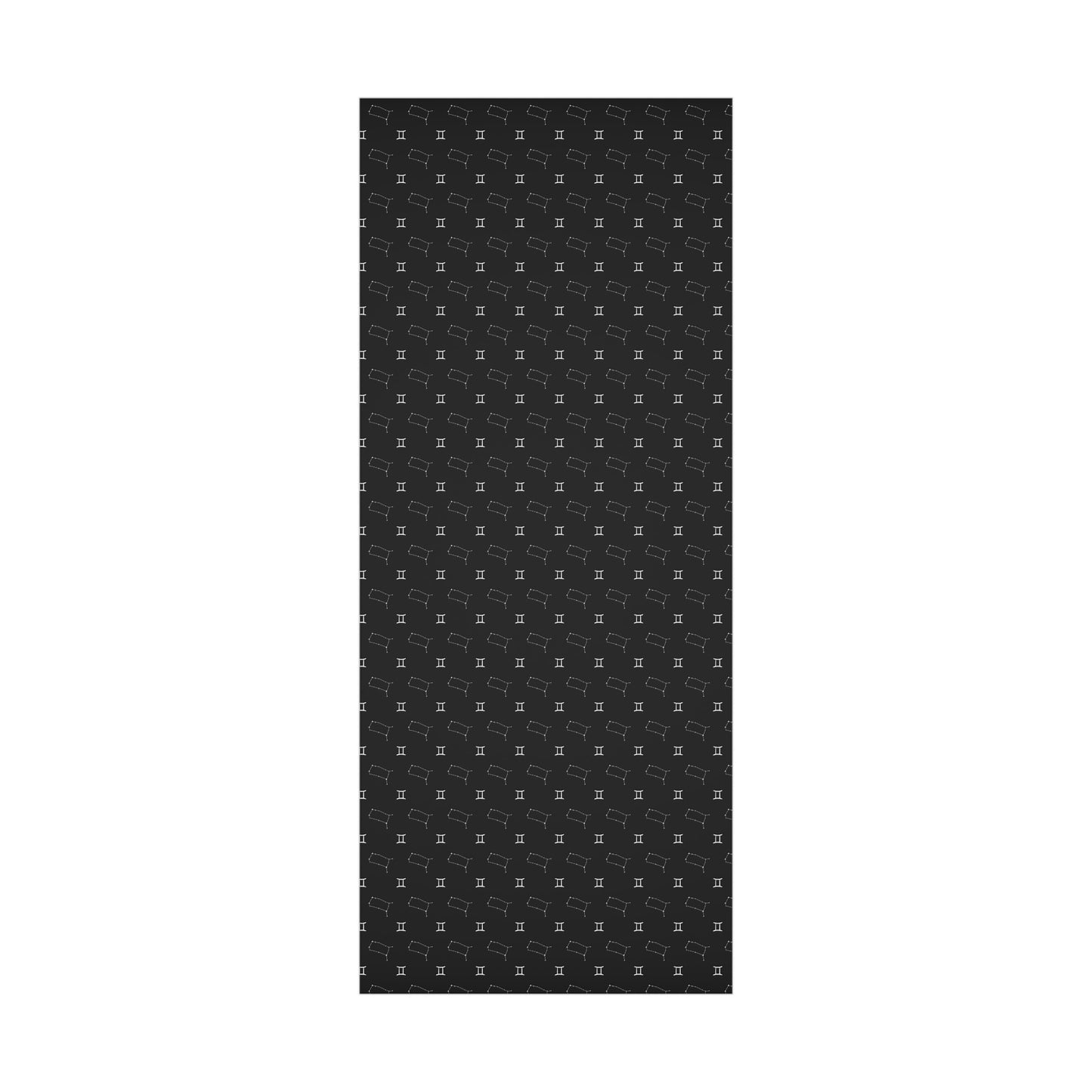 Astrology Gemini Gift Wrap in Black