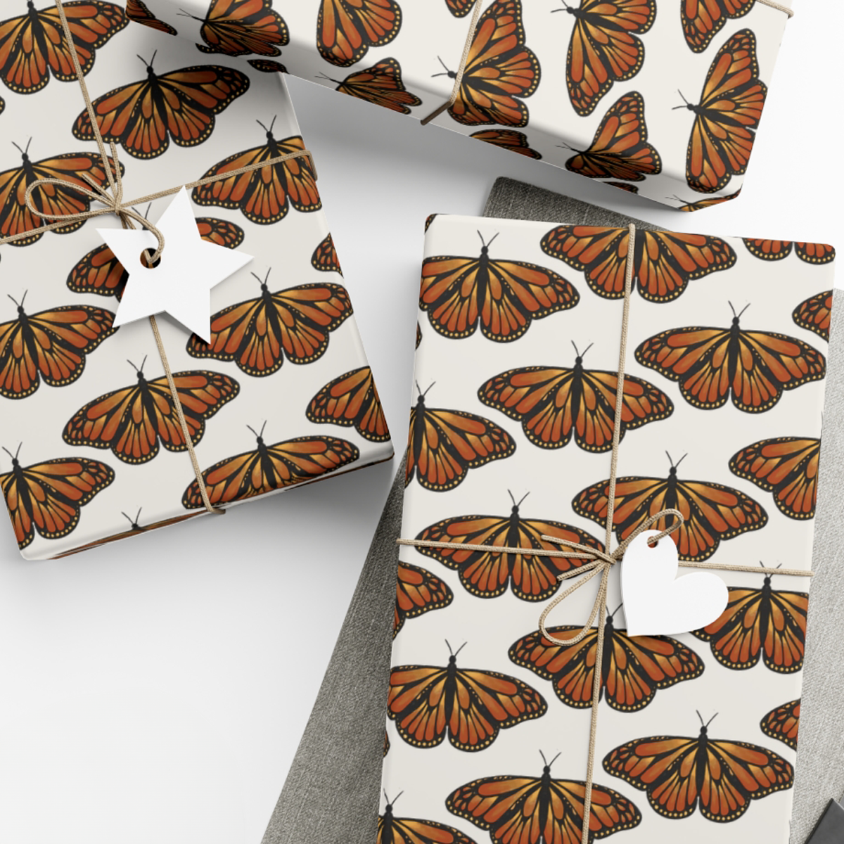 Monarch Butterfly Gift Wrap