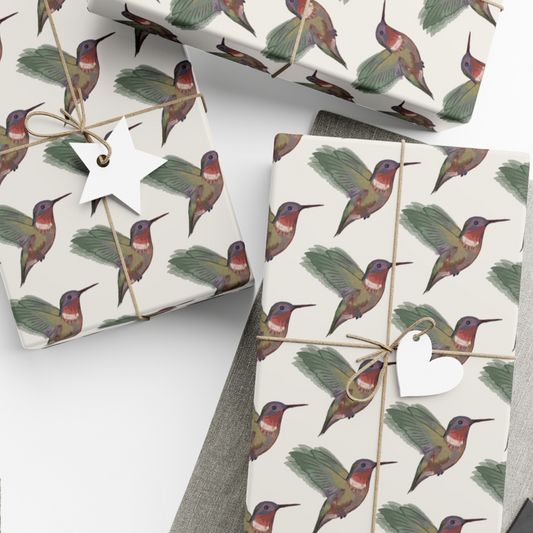 Hummingbird Gift Wrap