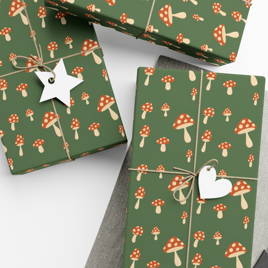 Mushroom Gift Wrap