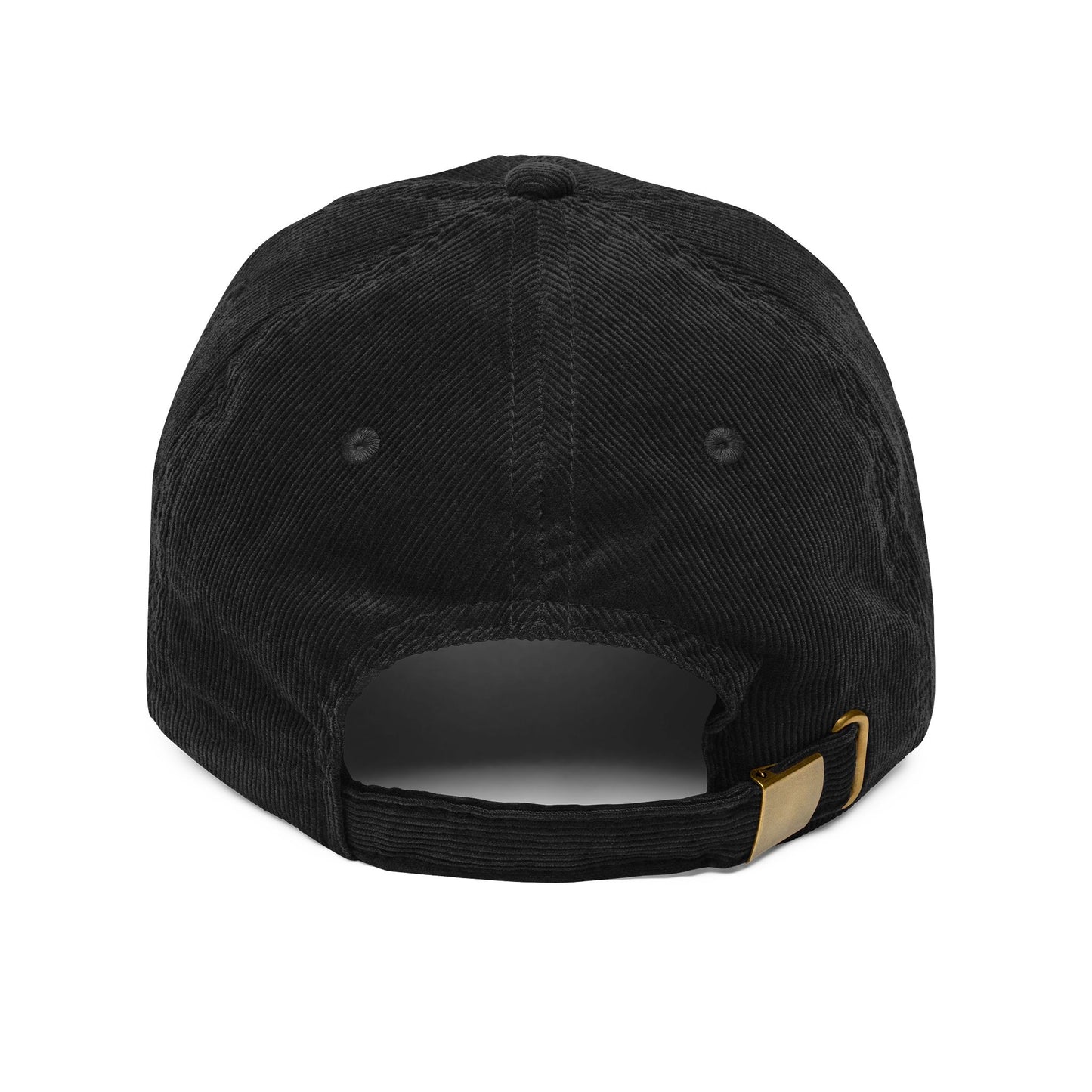 I CHOOSE THE BEAR Embroidered Corduroy Cap