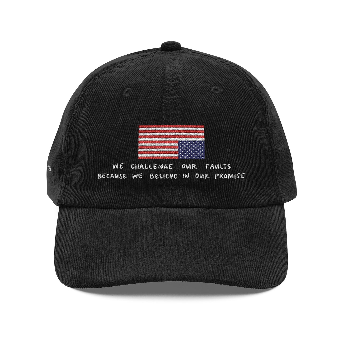 American Protest Embroidered Corduroy Cap