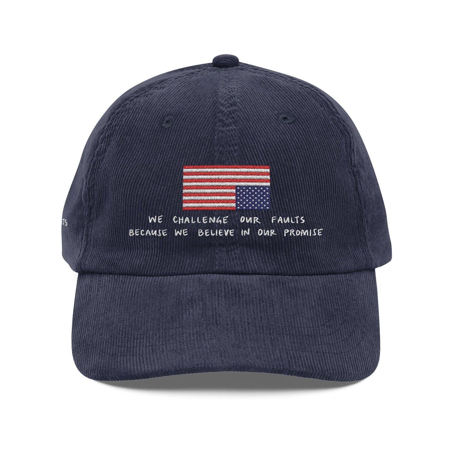 American Protest Embroidered Corduroy Cap