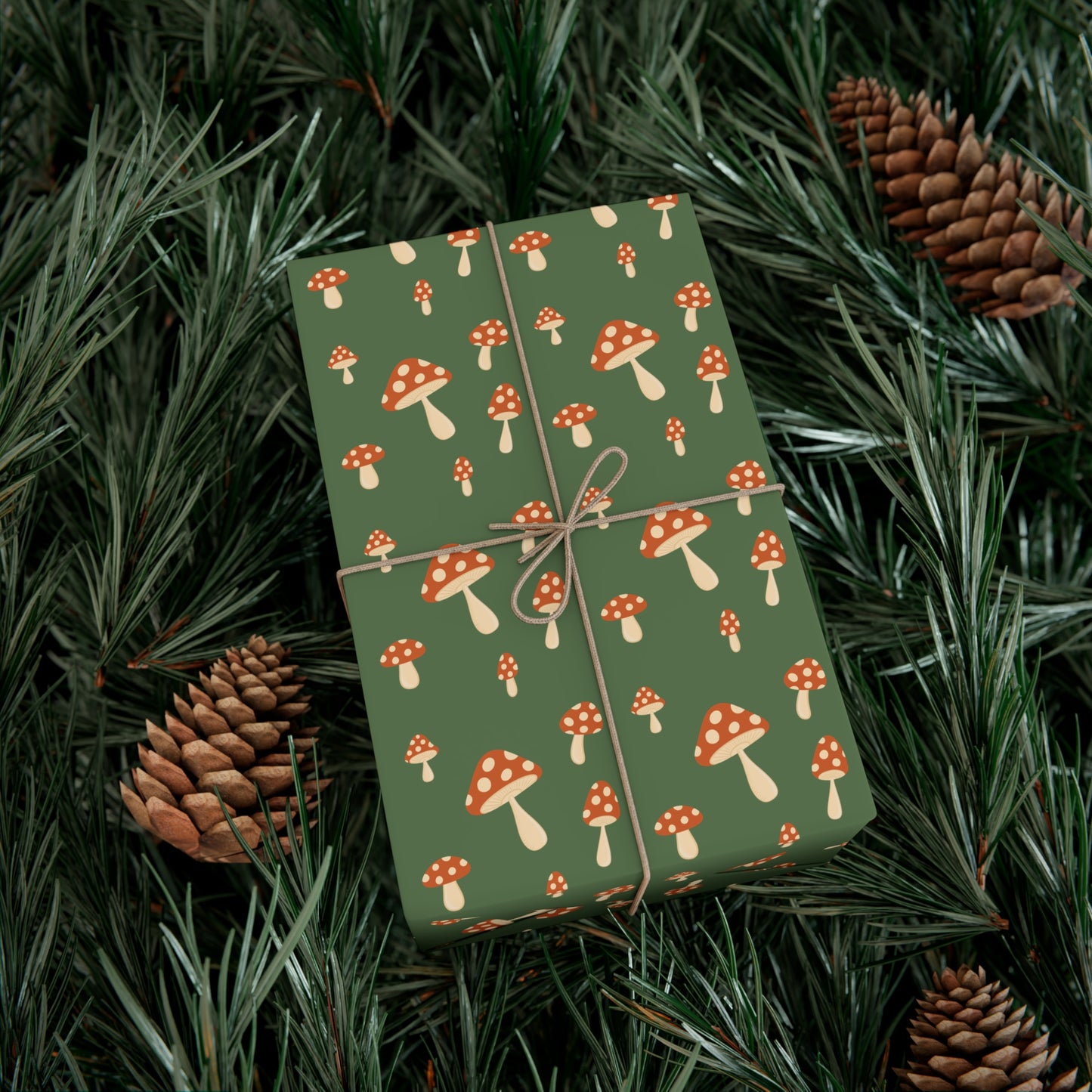 Mushroom Gift Wrap