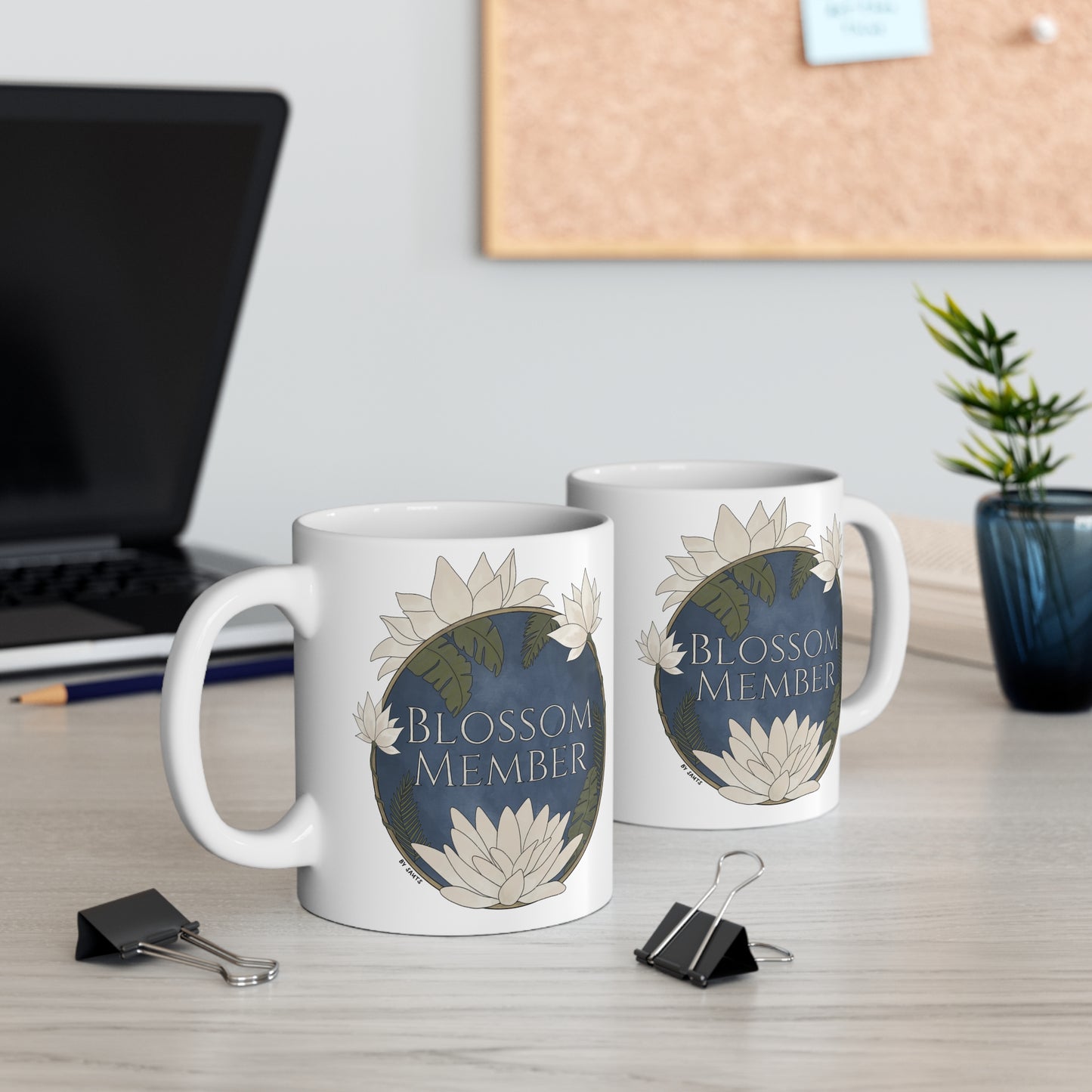 White Lotus Blossom Member Mug