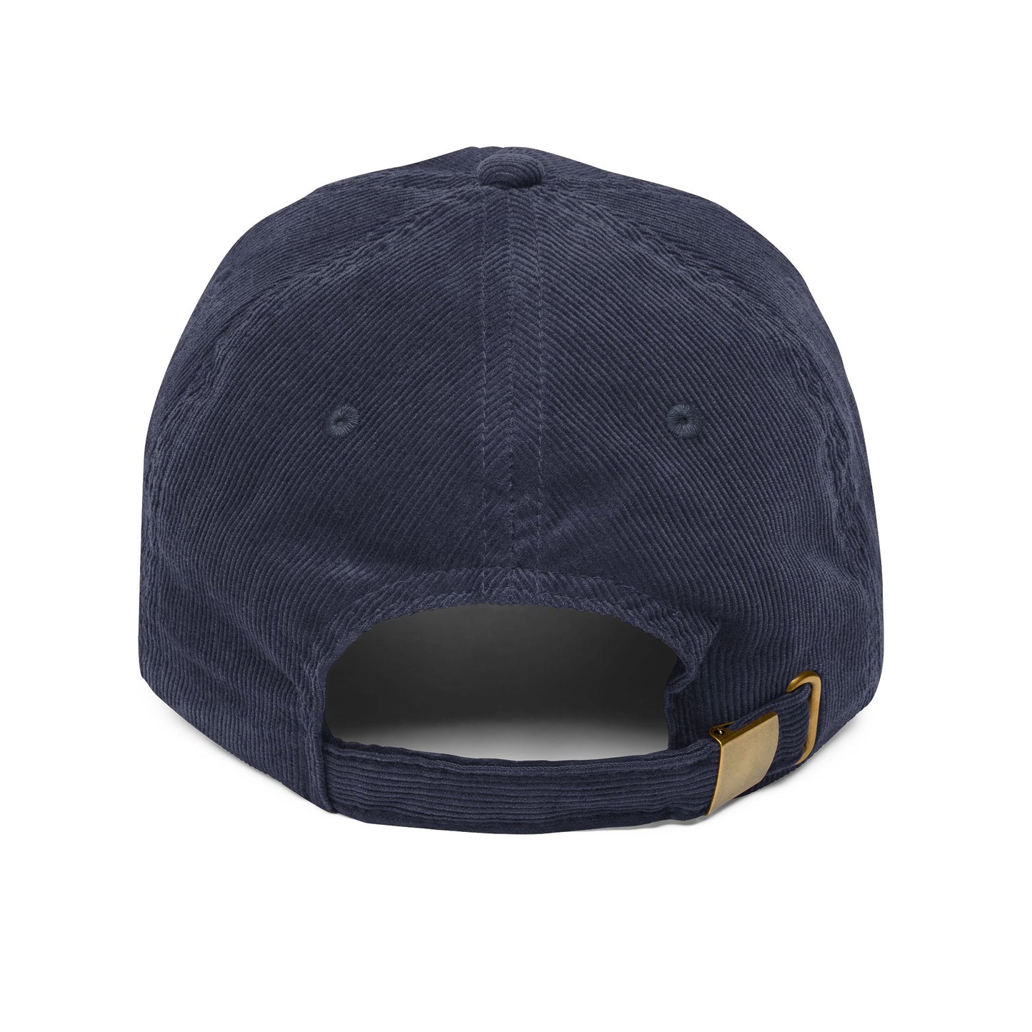 I CHOOSE THE BEAR Embroidered Corduroy Cap