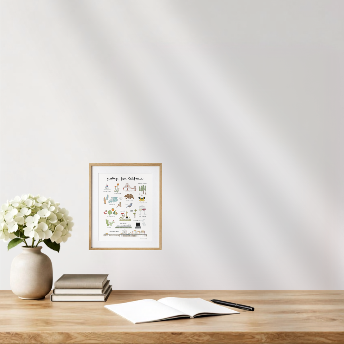 California Greetings Poster