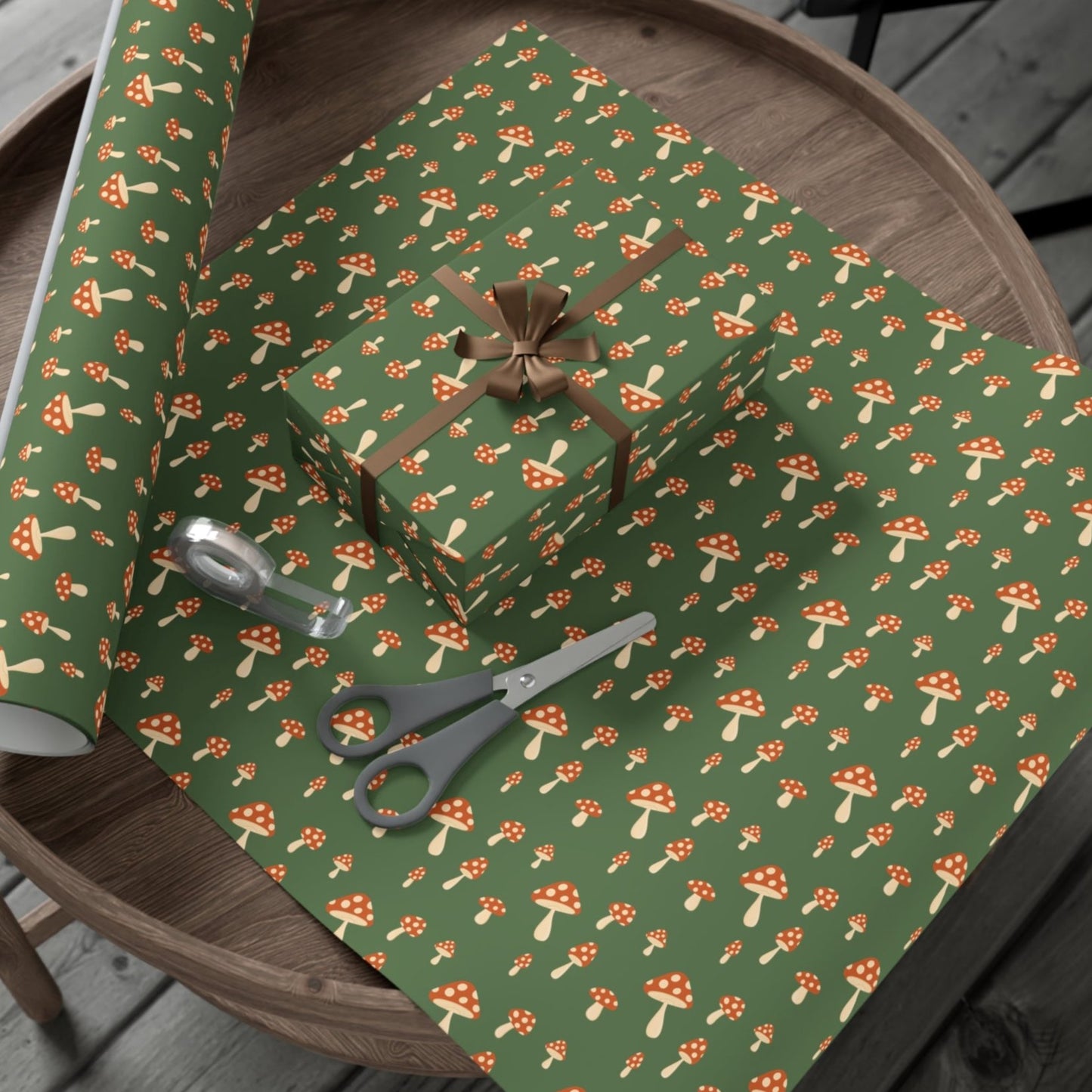 Mushroom Gift Wrap